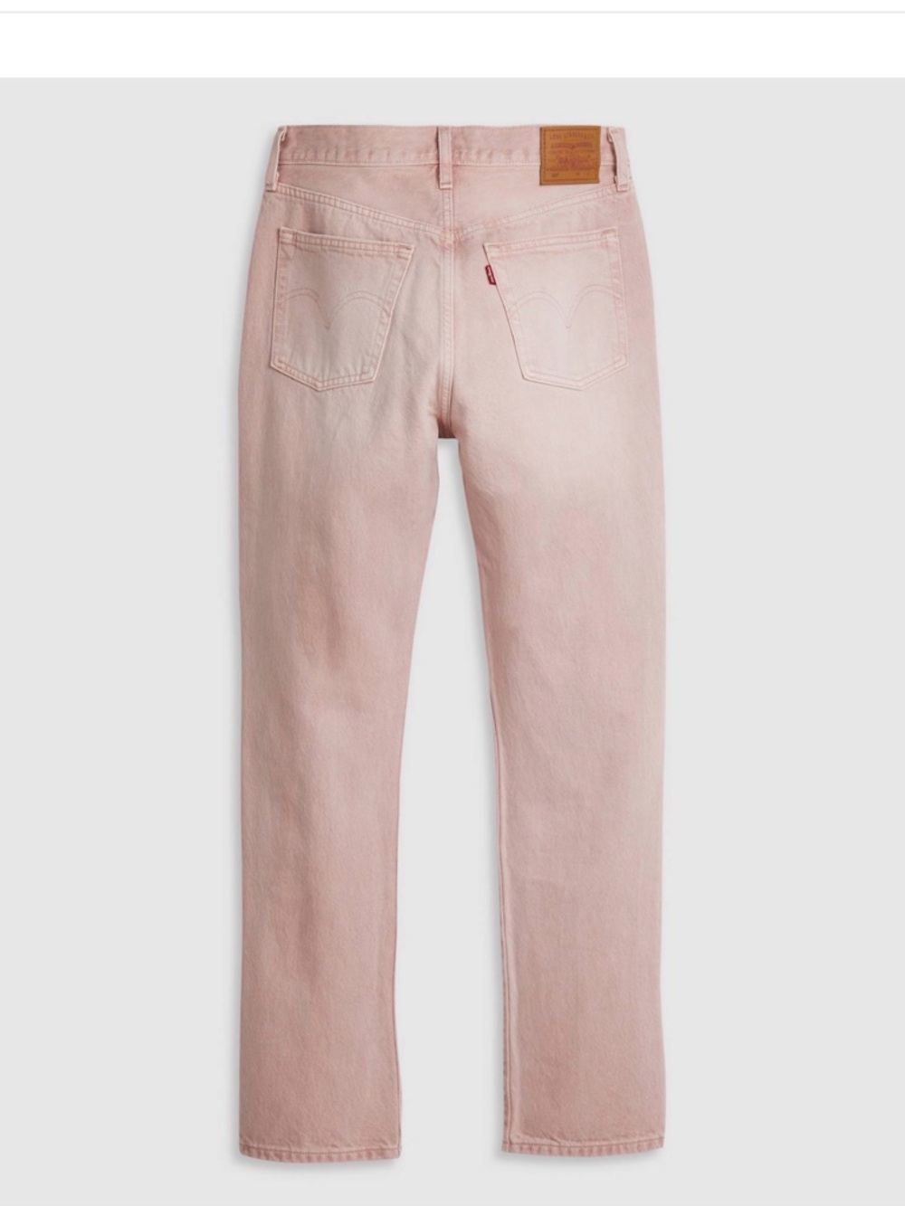 Levi’s 501 Original Women's Jeans NWT 26x30 Scraped Pale Mauve - Pink - Picture 7 of 10